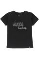 Aloha ladies t-shirt zwart/wit