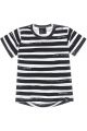 Stripes t-shirt (wit)(rounded back)